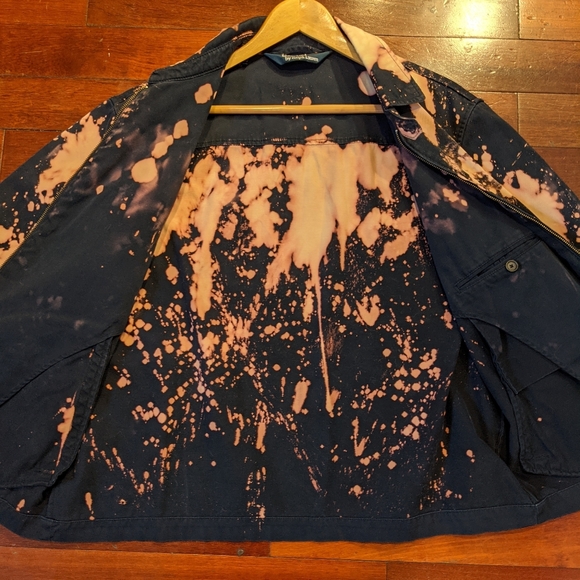 Vintage Bleach Dyed Polo Jacket - Picture 3 of 10
